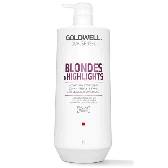 Goldwell DualSenses Blondes & Highlights Anti-Yellow Conditioner 33.8oz.