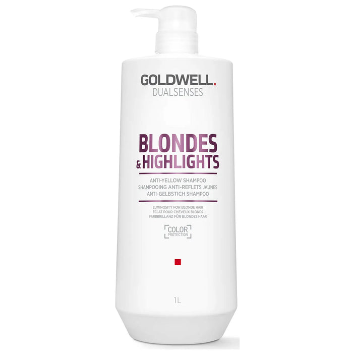 Goldwell DualSenses Blondes & Highlights Anti-Yellow Shampoo 33.8oz.