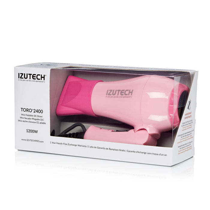 IZUTECH TORO2400 Mini Foldable Dryer Pink