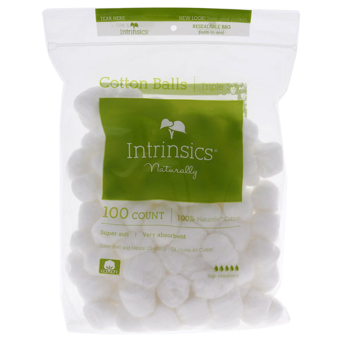 Intrinsics Cotton Balls - Triple Size 100ct.
