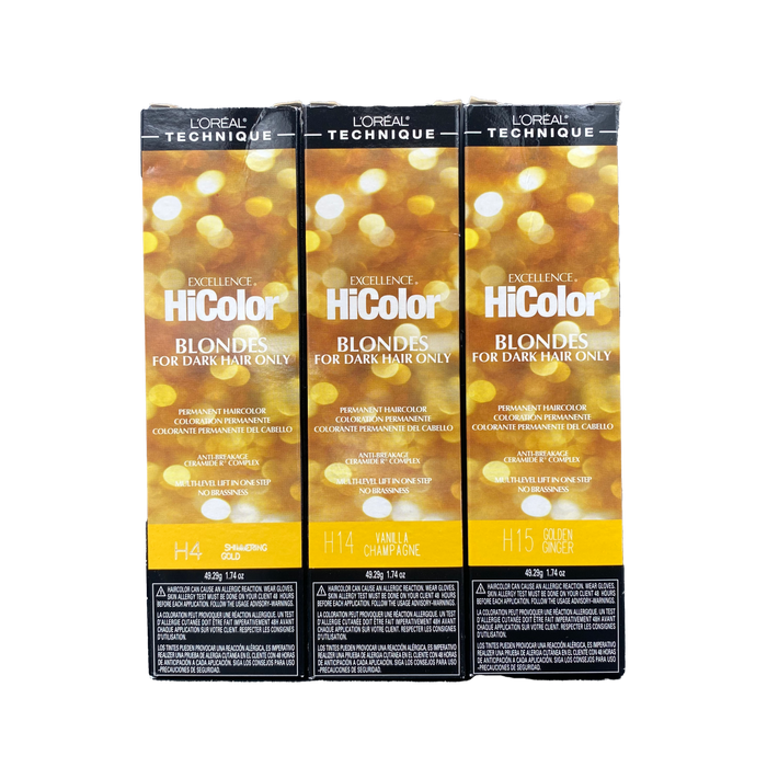 L'Oreal Excellence HiColor - Blondes for Dark Hair Only 1.74 oz.