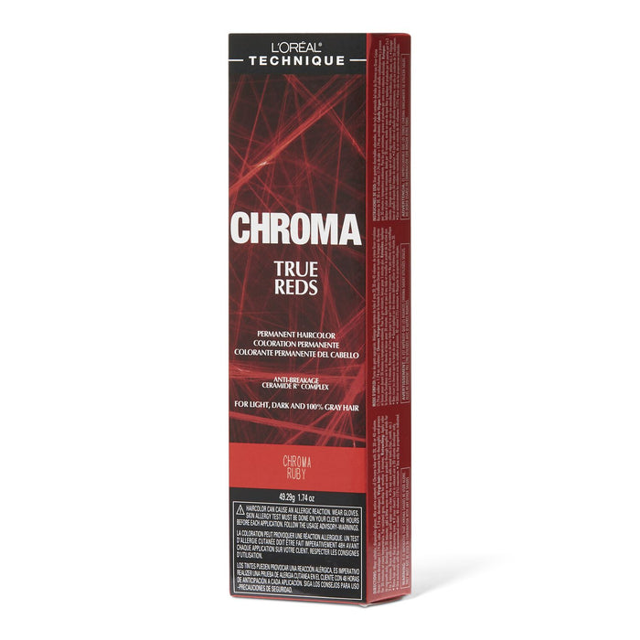 L'Oreal CHROMA True Reds Hair Color 1.74 oz. Chroma Ruby