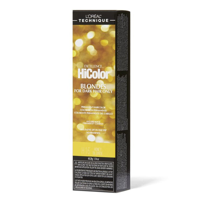 L'Oreal Excellence HiColor - Blondes for Dark Hair Only 1.74 oz. H16 Honey Blonde