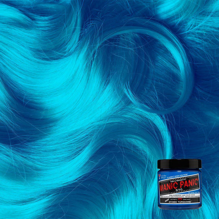 Manic Panic Semi Permanent Hair Color 4oz. Atomic Turquoise