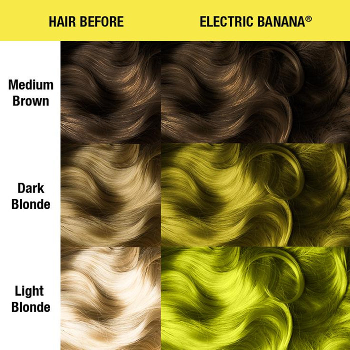 Manic Panic Semi Permanent Hair Color 4oz. Electric Banana