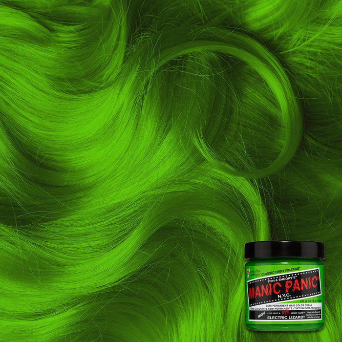 Manic Panic Semi Permanent Hair Color 4oz. Electric Lizard