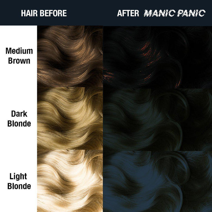 Manic Panic Semi Permanent Hair Color 4oz. Raven