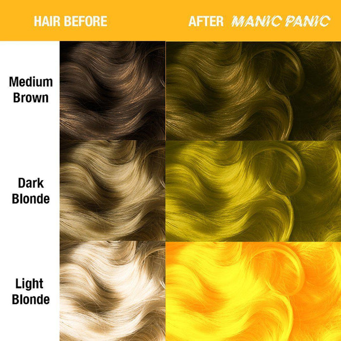 Manic Panic Semi Permanent Hair Color 4oz. Sunshine