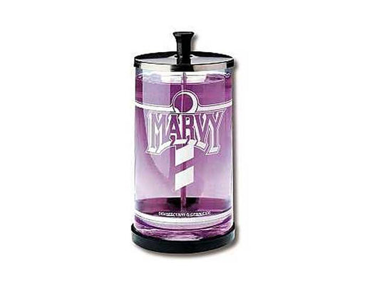 Marvy Sanitizing Jar #6 (25 oz) for manicurists and small tools (7″ H x 3-3/8″ Diameter)