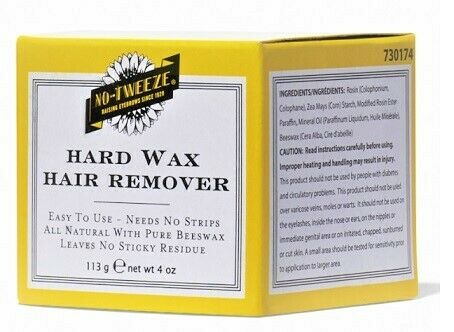 No Tweeze Hard Wax Hair Remover 4oz.