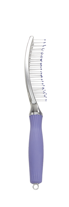 Olivia Garden Curved & Vented Paddle Brush Side View