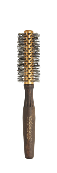 Olivia Garden EcoCeramic Soft Bristles Round Hair Brush 1 3/4"