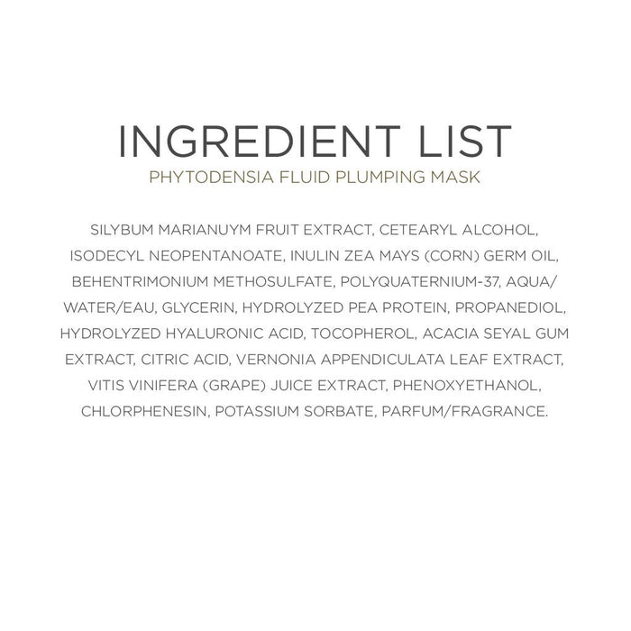 Phytodensia Plumping Serum ingredients list