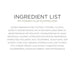 Phytodensia Plumping Serum ingredients list