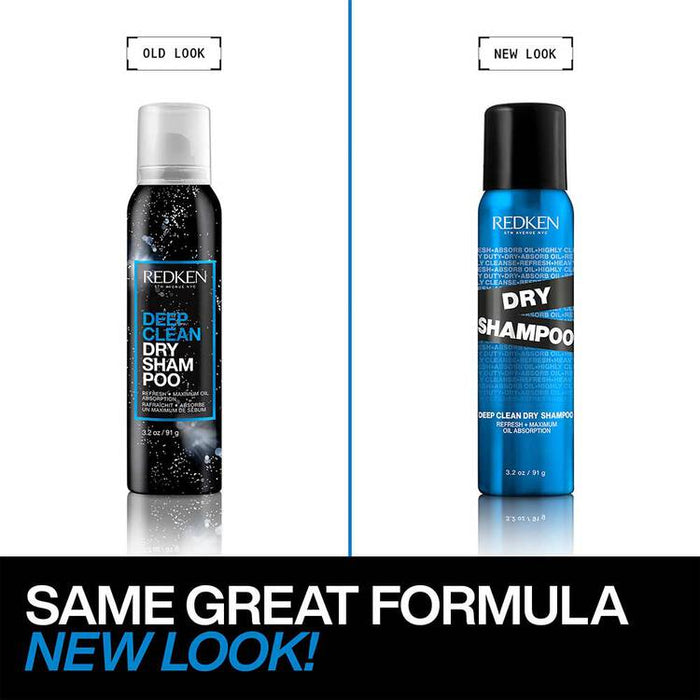 Redken Deep Clean Dry Shampoo new packaging and look but same great formula