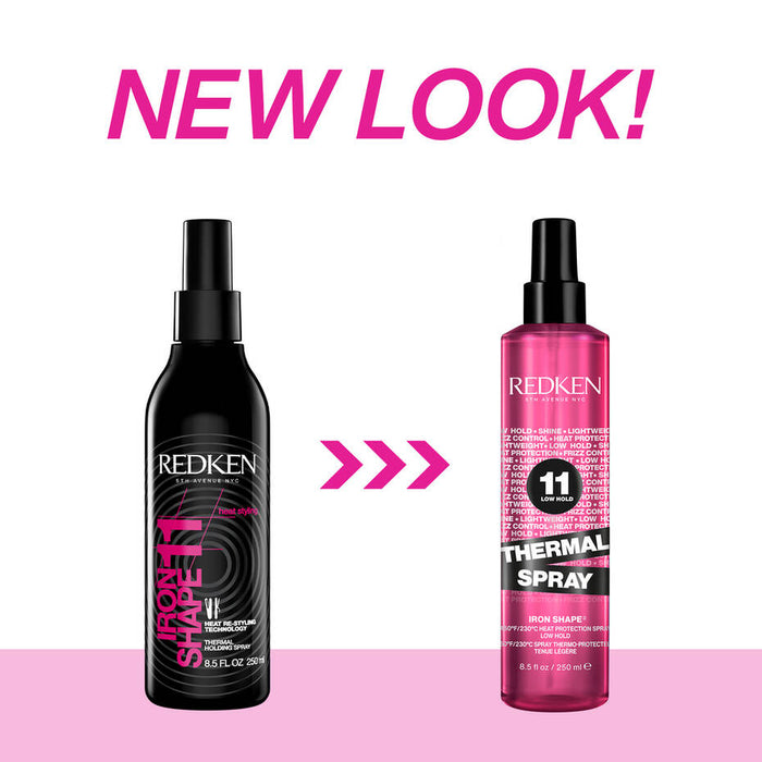 Redken Thermal Spray #11 - Low hold has a new look. Formerly called Iron Shape 11