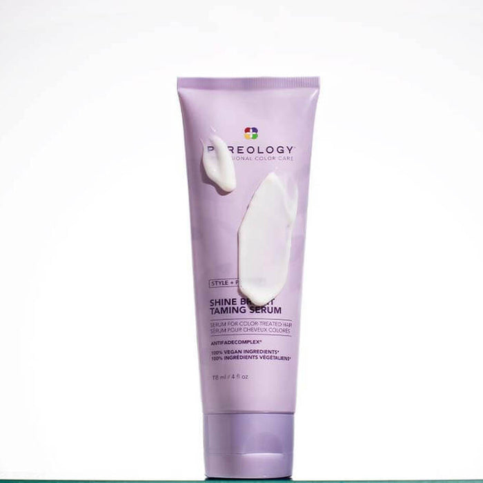 Pureology Style + Protect Shine Bright Taming Serum testure. Thick balmy serum but lightweight and smooth to the touch
