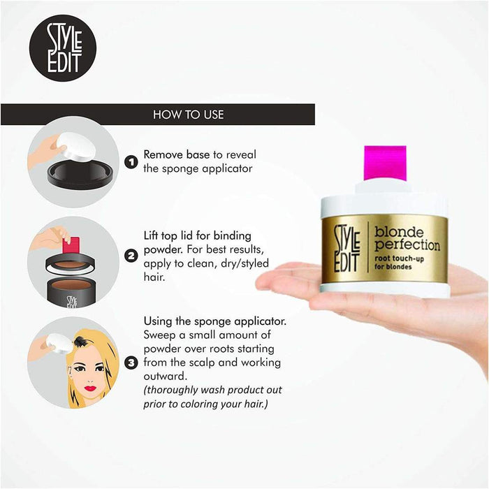 How to use Style Edit Blond Perfection Root Touch Up Powder