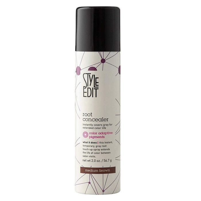 Style Edit Root Concealer Touch Up Spray 2oz. Medium Brown