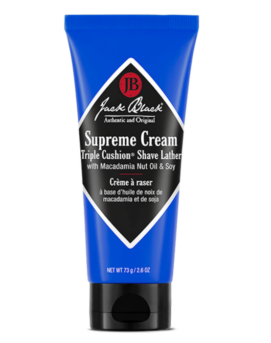 Jack Black Supreme Cream Triple Cushion® Shave Lather 2.6oz.