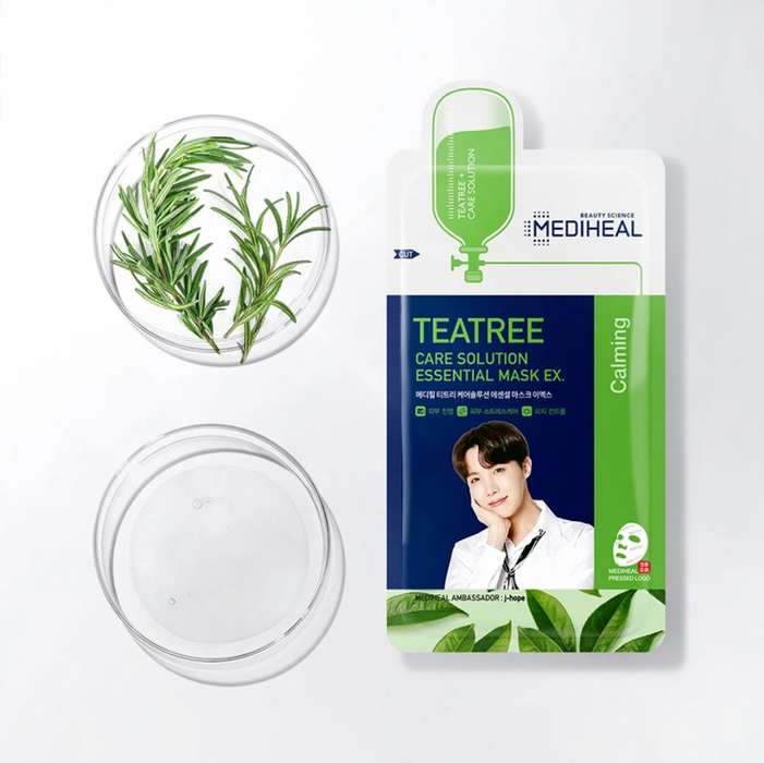 MediHeal TeaTree Care Solution Essential Mask Ex. BTS Edition (8 Masks)