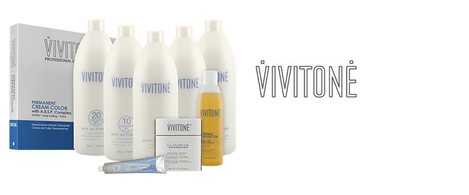Vivitone Permanent Cream Hair Color 3oz.