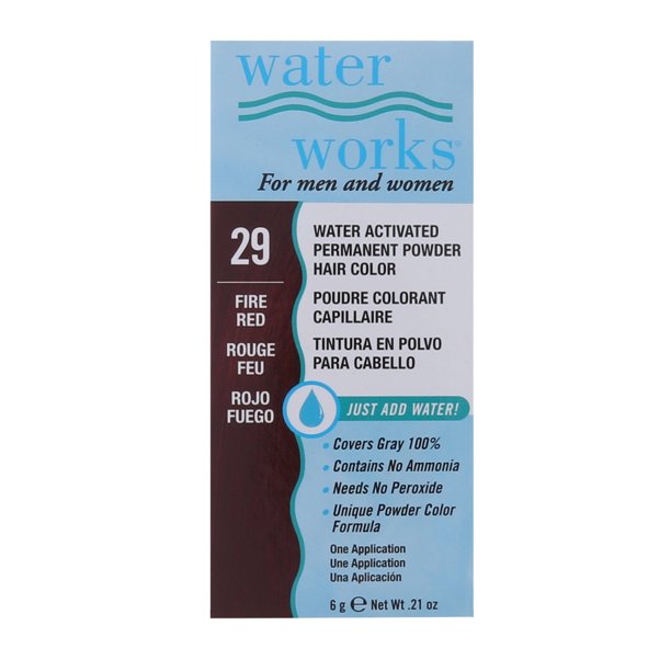 Water Works Water Activated Permanent Hair Color #29 Fire Red