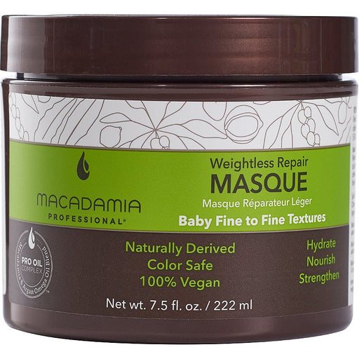 Macadamia Professional Weightless Repair Masque for Baby Fine to Fine Hair 7.5oz.