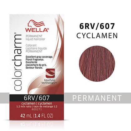 Wella Color Charm Permanent Liquid Color 1.4oz. 6RV Cyclamen