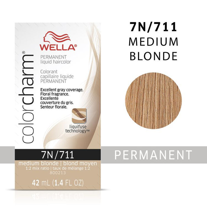 Wella Color Charm Permanent Liquid Color 1.4oz. 7N Medium Blonde