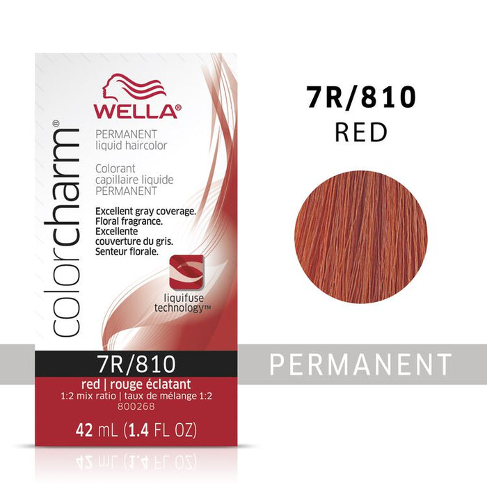 Wella Color Charm Permanent Liquid Color 1.4oz. 7R Red