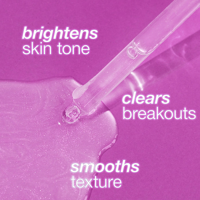 Dermalogica Breakout Clearing Liquid Peel clears breakouts, brightens skin tone, and smooths texture