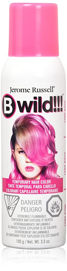 Jerome Russel B Wild Temporary Hair Color Spray Lynx Pink